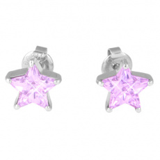 Náušnice s krystaly Swarovski ESSW16-LAVENDER Náušnice s krystaly Swarovski ESSW16-LAVENDER