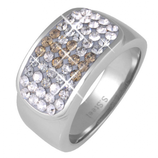 Prsten s krystaly Swarovski RSSW11-CZ Prsten s krystaly Swarovski RSSW11-CZ