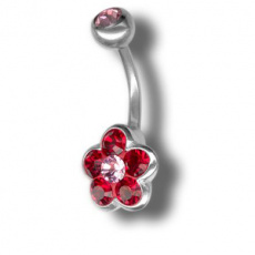 Piercing s krystaly Swarovski Flower01 C Piercing s krystaly Swarovski Flower01 C