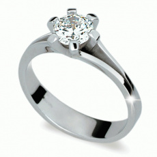 Briliantový prsten Danfil DF1878, materiál bílé zlato 585/1000, 1x briliant SI1/G = 1.250 ct, váha: